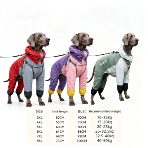 Large Dog Raincoat