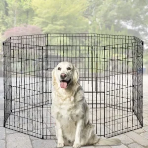 8 Panel Metal Portable Playpen