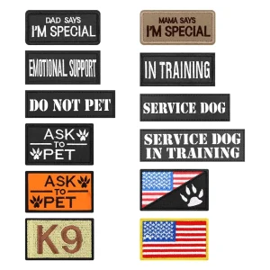 12 Pieces Tactical Patch Bundle